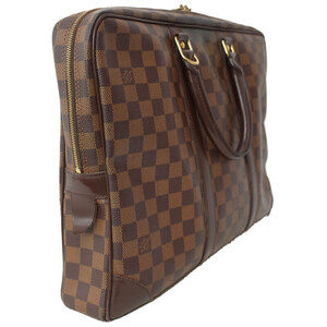 Louis Vuitton Ebene Document Voyage Bag Damier Brown Porte Business